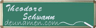 Theodore Schwann Visitenkarte